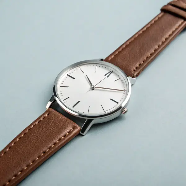 Leather Strap Watch