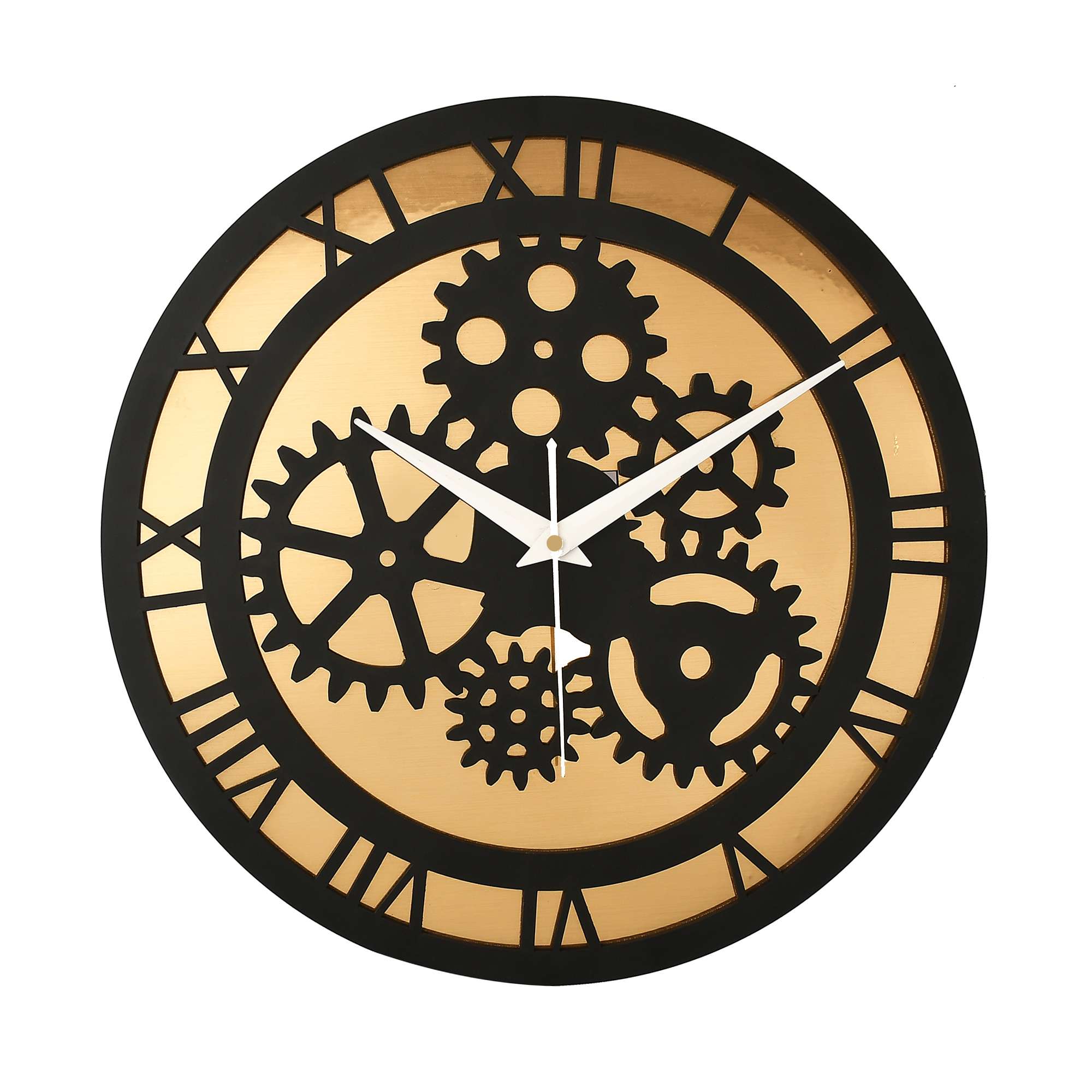 Wooden Silent Non-Ticking Wall Clock for Home Stylish Latest Designer Wall Clock for Home Living Room Bedroom Office Hall - Image 4